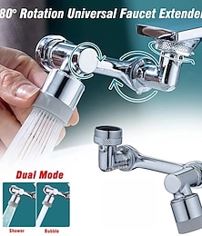 cheap -Faucet Extender 1080 Degree Extension, Universal Faucet Aerator Splash Kitchen Tap Filter Nozzle Bubbler Bathroom Kitchen Washroom 2 Spray Modes Faucet Aerator Attachment