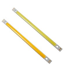 preiswerte -2 stücke 120x10mm d12v 15w cob chip birne super helle high power 1450lm aluminium led birne oberflächenmontierte geräte licht perlenflutlicht für camper glühbirne licht marine lampen