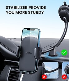 levne -Držák telefonu do auta Držák telefonu s husím krkem Nastavitelný Snímatelné Výškově nastavitelný úhel Držák telefonu pro Nákladní automobil Kompatibilní s 4"-7" mobilní telefony Doplňky k mobilu