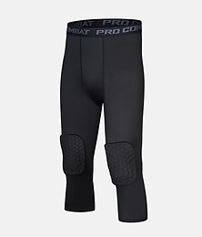 economico -Per uomo Pantaloni Pantaloni a Compressione 3/4 Ginocchiere Livello Base Sportivo Athleisure Elastene Traspirante Traspirazione umidità Compressione Fitness Allenamento in palestra Pallacanestro