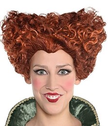 economico -Bundle parrucchiera Hocus Pocus Winifred Sanderson di Queen of the Castle Parrucche da Strega Parrucche Regina Parrucche Cosplay Parrucche di Halloween