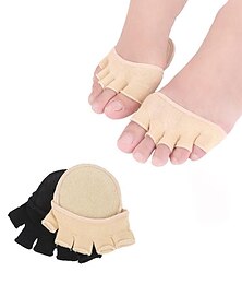 cheap -Women's Cotton Forefoot Pad Anti-Wear Sweat-Wicking Nonslip Office / Career / Casual / Daily Black / Beige 1 Pair All Seasons