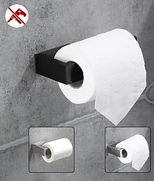 economico -porta carta igienica, sus304 portarotolo autoadesivo a parete, porta carta igienica in acciaio inossidabile (nero/cromo/oro/nichel spazzolato)