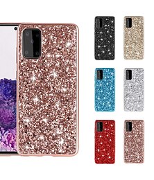 cheap -Phone Case For Samsung Galaxy S24 S23 S22 S21 S20 Plus Ultra A54 A34 A14 A72 A32 A52 A42 Note 20 10 Back Cover Glitter Shine Glitter Shine TPU