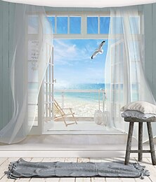 economico -Paesaggio Grande Arazzo Da Parete Art Déco Coperta Tenda Tovaglia Da Picnic Da Appendere Casa Camera Da Letto Soggiorno Dormitorio Decorazione Fibra Di Poliestere Per Camera Da Letto Soggiorno