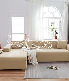 abordables -Funda de sofá impermeable, fundas elásticas, funda de sofá suave y duradera, 1 pieza de tela de licra, protector de muebles lavable, apto para asiento de sillón/loveseat/sofá/sofá xl/sofá en forma de
