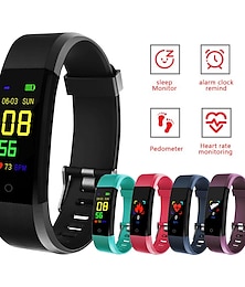 cheap -ID115 PLUS Smart Watch 0.49 inch Smart Band Fitness Bracelet Bluetooth Pedometer Activity Tracker Sleep Tracker Compatible with Android iOS Men Women Long Standby Camera Control Anti-lost IPX-3