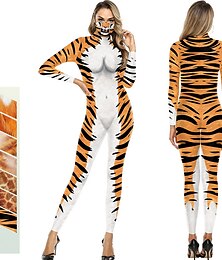 economico -Tute Zentai Costume Cosplay Catsuit Fantasia animale Costume di Carnevale Tuta Intera Per uomo Per donna Cosplay Costume Sexy Animale Costume per Carnevale Mascherata Adulti