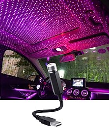 cheap -Mini LED Car Roof Star Night Projector Lights Red Blue 2 Colors   Atmosphere Galaxy Lamp USB Ambient Lights