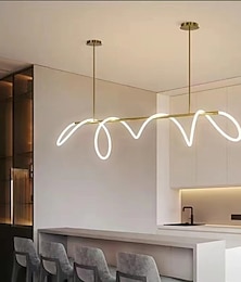 abordables -120 cm Diseño único Lámparas Araña Metal Gel de Sílice Estilo artístico Estilo moderno Elegante Acabados Pintados LED 110-120V 220-240V