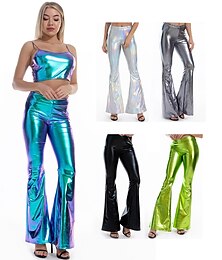 cheap -1980s Hip Hop Pants Masquerade Loose Pants Abba Costume Spicy Girls Women's Carnival Pride Parade Pride Month Pants