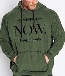 baratos -Homens Tamanho Grande Pulôver Moletom Com Capuz Grande e Alto Impressão 3D Com Capuz Bolsos Manga Longa Primavera & Outono Moda Roupa de rua Básico Confortável Trabalho Roupa Diária Blusas