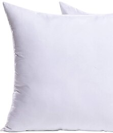 preiswerte -2 Stück Kisseneinsätze Premium Kissenfüller Schein weiß dekorativ für Dekokissen Bettcouch passend für 40x40cm Kissenbezug