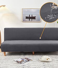 preiswerte -Wasserabweisender Sofabezug 1-teiliger Stretch-Sofabezug armloser Sofabezug Möbelschutz weich mit elastischer Unterseite für Kinder, Elasthan-Jacquard mit kleinen Karos