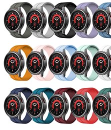 abordables -Ver Banda para Samsung Galaxy Watch 6/5/4  40/44mm Watch 5 Pro 45mm Watch 4 Classic 42/46mm Watch 6 Classic 43/47mm Silicona Reemplazo Correa cierre magnético Impermeable Ajustable Correa Deportiva