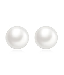 levne -Dámské Bílá Sladkovodní perla Peckové náušnice Krásné šperky Klasika Drahocenný stylové Jednoduchý S925 mincovní stříbro Náušnice Šperky Bílá Pro Svatební Zásnuby 1 pár