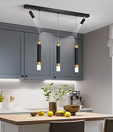 economico -lampada a sospensione lampade orientabili con faretto, acrilico 5 luci lampadario a 7 luci camera da letto decorazione plafoniera sala da pranzo, soggiorno, bar, cucina illuminazione a sospensione