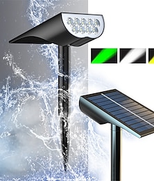 billige -solar landskap spotlights utendørs ip65 vanntett hage lys varm hvit grønn automatisk av/på solenergi lys for hage oppkjørselen veranda gangveier