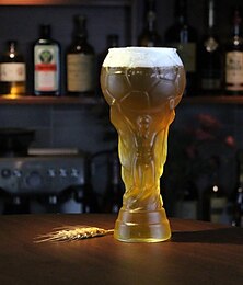 abordables -chope de bière coupe du monde verre borosilicaté tasse de football hercules chope de bière bar ktv foncé chope de bière