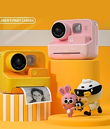 levne -dětský fotoaparát pro okamžitý tisk termální tiskový fotoaparát pro děti 1080p hd video digitální fotoaparát hračky chlapec dívky dárek k narozeninám