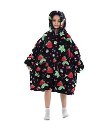 preiswerte -Karneval Charakter Übergroße Hoodie-Decke Tragbare Decke mit Tasche Dinosaurier Zebra Nilpferd Pyjamas-Einteiler Kigurumi-Pyjamas Für Kinder Erwachsene Männer und Frauen Jungen und Mädchen Karneval