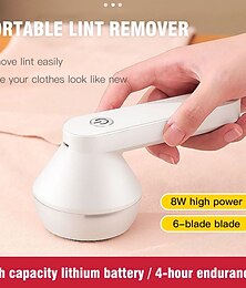 abordables -Quitapelusas eléctrico recargable 2 en 1, quitapelusas portátil con carga USB, quitapelusas para ropa, ropa de cama y alfombras