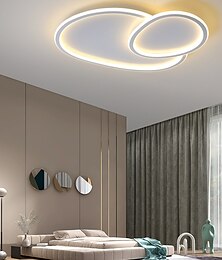 abordables -plafonnier led formes géométriques plafonniers encastrés luminaires de décoration de plafond en métal, 50 cm led plafonnier cercle design rond, luminaire led pour la maison&amp; bureau 110-240v
