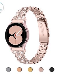 economico -Cinturino per orologio  per Samsung Watch 7/6/5/4 40/44mm, Galaxy Watch 5 Pro 45mm, Galaxy Watch 4/6 Classic 42/46/43/47mm, Watch 3, Active 2, Gear S2 Lega Sostituzione Cinghia 20mm Polsino