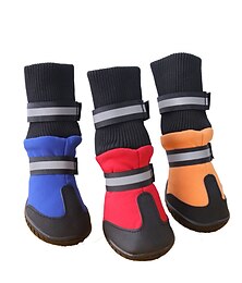 abordables -Perros Gatos Zapatos y Botas Estilo lindo Elegante Invierno Impermeable Transpirable Suave Lavable Cómodo Exterior Casual Diario Ropa para perros for Bichón Frisé Pomerania Animal doméstico del beb