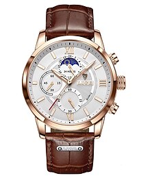 お買い得  -LIGE Men's Watches Top Brand Luxury Men Wrist Watch Leather Quartz Watch Sports Waterproof Male Clock Relogio Masculino+Box