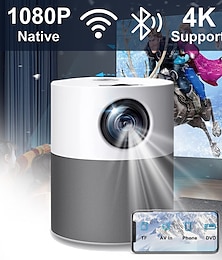 olcso -Smart TV WIFI Mini Projector Full HD 1080P P40 LED Projetor 4K Video Bluetooth Beamer 4000 Lumen Android9.0  Projectors Smart Home Theater