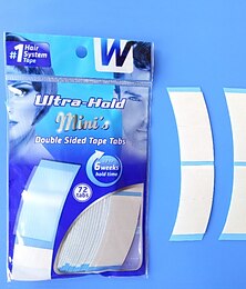 billiga -ultra hold tape walker tape 72 flikar vattentät dubbelsidig tejp remsor starkt håll hårsystem tejp för spetsperuker & tupéer