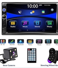 billiga -starfire 2 din bilradio 7 hd bluetooth autoradio multimedia mp5-spelare 2din pekskärm auto audio stereo usb tf fm-mottagare