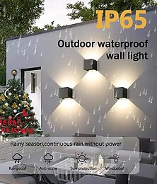 economico -All'aperto Pretezione per occhi LED Illuminazione esterna da parete Camera da letto All'aperto Alluminio Luce a muro IP65 85-265V 5-6 W