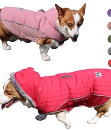 abordables -Perros Gatos Abrigos Chaqueta Estilo lindo Casual Invierno Templado Transpirable Suave Lavable Cómodo Exterior Casual Diario Ropa para perros for Bichón Frisé Pomerania Animal doméstico del beb