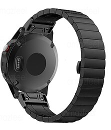 economico -Cinturino per orologio  per Garmin MARQ Descent G1 Fenix 7 Sapphire Solar / 6 Pro / 5 Plus Forerunner 935 945 Fenix 7X / 6X / 5X / 3 Sapphire Fenix 6X Pro / 5X Plus / 3 HR Acciaio inossidabile
