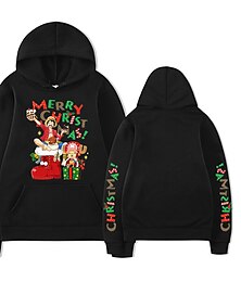 abordables -One Piece Monkey D Luffy Sudadera Dibujos Manga Anime Bolsillo delantero Gráfico Para Pareja Hombre Mujer Adulto Estampado en caliente