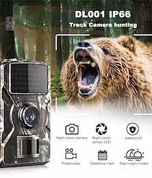 billige -dl001 ip66 vanntett 16mp 1080p 12m nattsyn bevegelsessensor jaktsporkamera viltspeiderkamera
