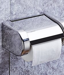 billige -toiletpapirholder rustfrit stål vandtætte papirrulleholdere vægmonteret (polerende krom)