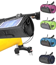 cheap -PROMEND Bike Handlebar Bag Shoulder Messenger Bag Bike Basket 6 inch Touchscreen Portable Cycling for Cycling Blue Blushing Pink Black Camping / Hiking Cycling / Bike Camping / Hiking / Caving
