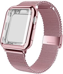 economico -Cinturino a maglia milanese Compatibile con Cinturino dell'Apple Watch con caso Chiusura magnetica Acciaio inossidabile Cinturino di ricambio per Series 8 7 6 5 4 3 2 1 SE 49mm 45mm 44mm 42mm 41mm
