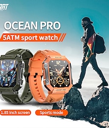 economico -LOKMAT OCEAN PRO Orologio intelligente 1.85 pollice Intelligente Guarda Bluetooth Pedometro Avviso di chiamata Monitoraggio del sonno Compatibile con Android iOS Da donna Da uomo Standby lungo
