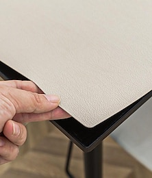 abordables -Funda para tapete de mesa de granja, mantel de PVC de vinilo 100% impermeable a prueba de aceite, protector de mantel rectangular para mesa de comedor, exterior e interior