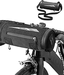 رخيصةأون -ROCKBROS حقيبة المقود للدراجة قابل للتعديل مقاوم للماء المحمول حقيبة الدراجة نايلون حقيبة الدراجة حقيبة الدراجة الدراجة ركوب الدراجة