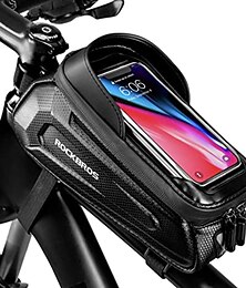 preiswerte -Fahrradrahmentasche Touchscreen Tragbar Regendicht Fahrradtasche Wasserdichtes Material Tasche für das Rad Fahrradtasche Fahhrad Radsport