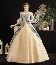 abordables -la merveilleuse madame. Maisel rococo robe médiévale costume de fête mascarade costume femme noir vintage cosplay fête mascarade halloween