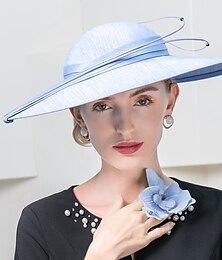 economico -cappelli eleganti in poliestere alla moda con copricapo da sposa / festa / sera in piuma 1pc