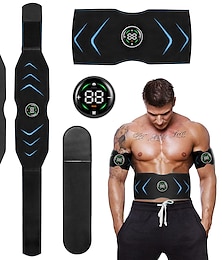 economico -ems elettrico corpo addominale cintura dimagrante fascia in vita stimolatore muscolare addome intelligente abs trainer fitness perdere peso bruciare i grassi