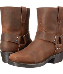 economico -Per uomo Stivaletti Stivali da cowboy Stivali Demonia Classico Informale Esterno Giornaliero Casual / quotidiano PU Stivaletti / tronchetti Mocassino Nero Marrone Estate Primavera Autunno