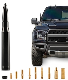 economico -antenna universale per auto antenna proiettile antenna per camion compatibile con ford dodge chevrolet gmc toyota antenna radio accessori per auto rossi